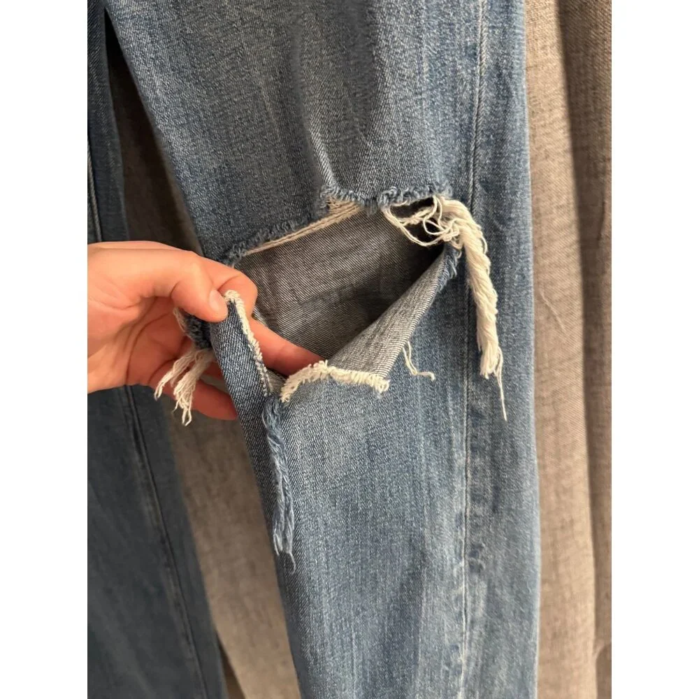 Abercrombie “The 90s Slim Straight Ultra High Rise” Jeans – Medium Wash – Sz 29 - Picture 4 of 4